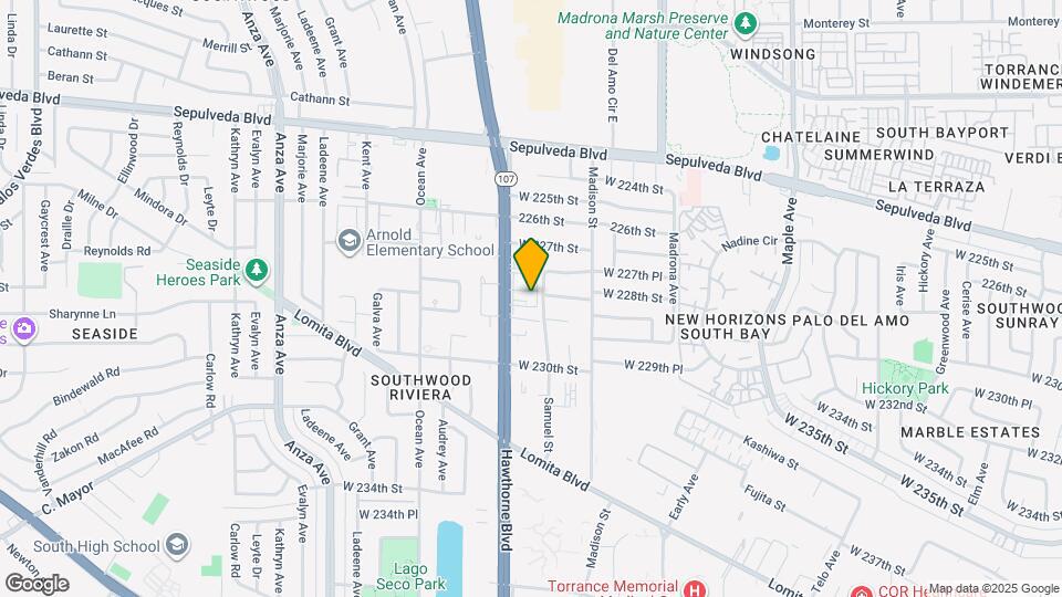 22760 Hawthorne Blvd Mapa y Detalles de la Ubicación