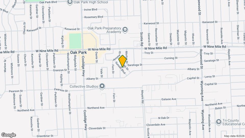 21950 Sunset Blvd Map and Location Details