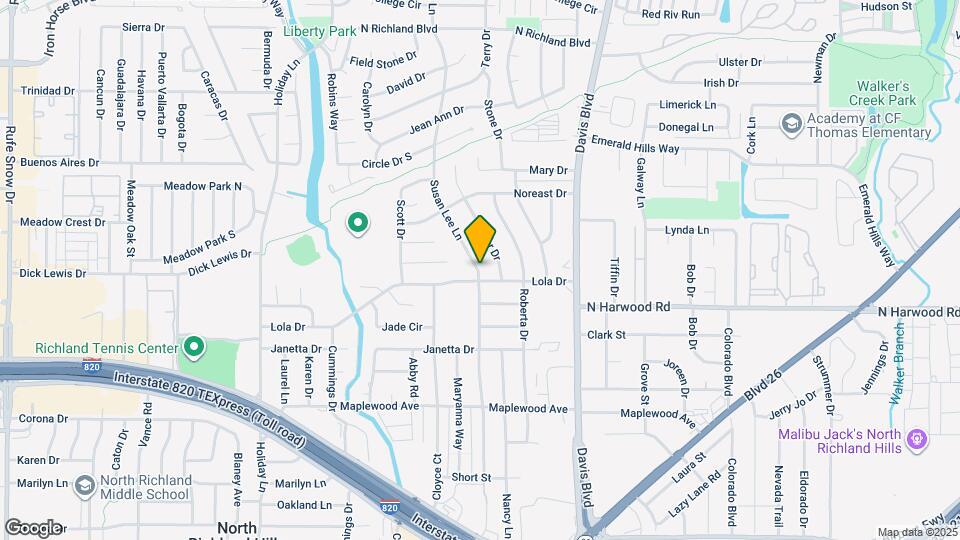5304 Susan Lee Ln Map and Location Details