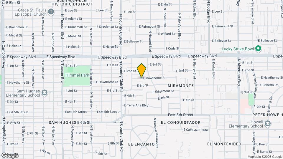 3236 E Hawthorne St Mapa y Detalles de la Ubicación