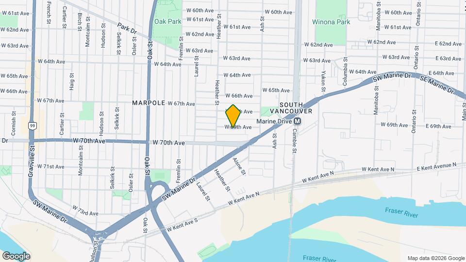 754 W 69th Ave Map and Location Details