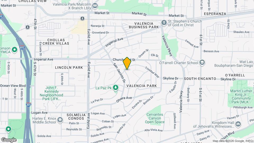 311 Los Angeles Pl Map and Location Details