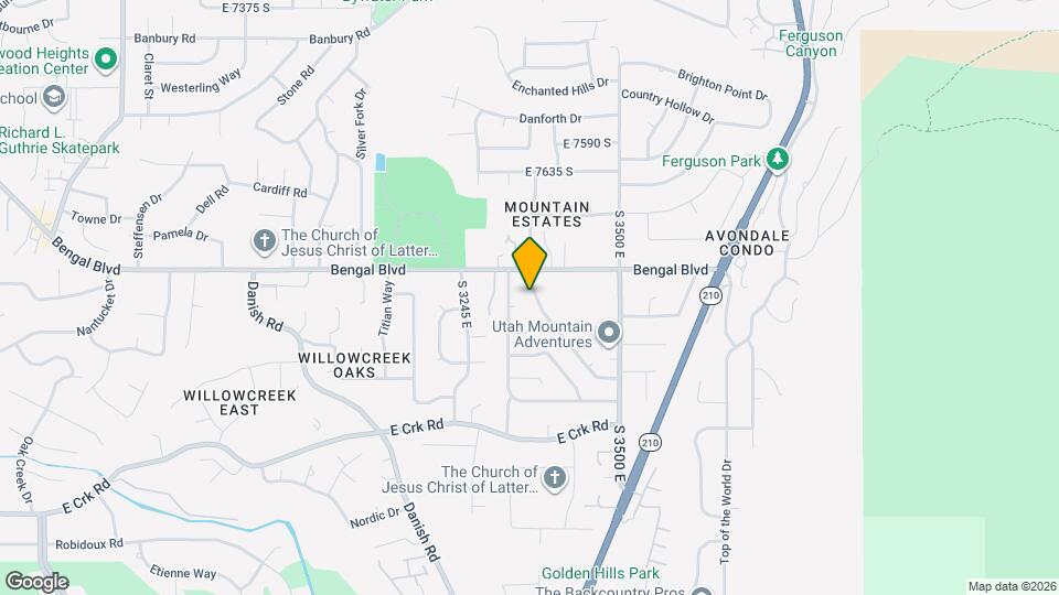 7834 Chadbourne Dr Mapa y Detalles de la Ubicación