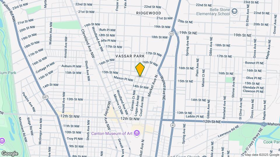 214 15th St NW Map and Location Details
