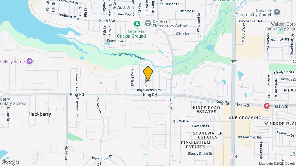1621 Princess Ln Map and Location Details