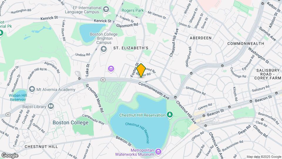 2001 Commonwealth Ave, Unit 5 Map and Location Details