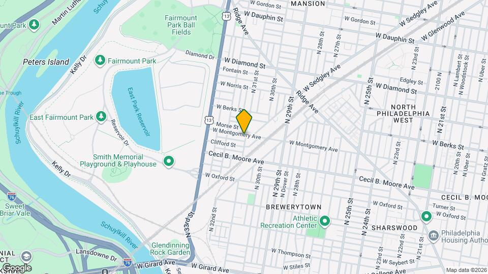 1758 N 31st St Map and Location Details