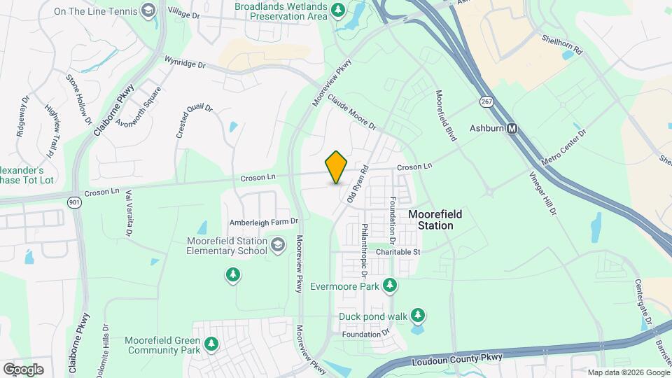 22219 Falling Terrace Map and Location Details