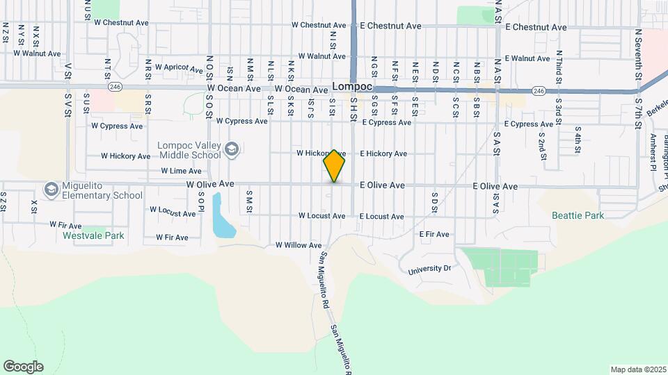 400 S I St Map and Location Details