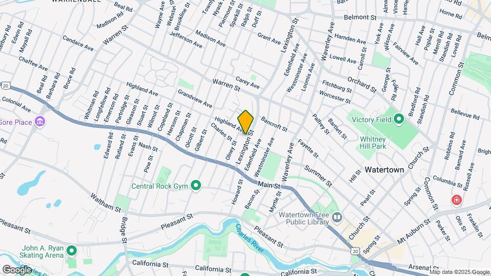 100 Lexington St, Unit 1 Map and Location Details