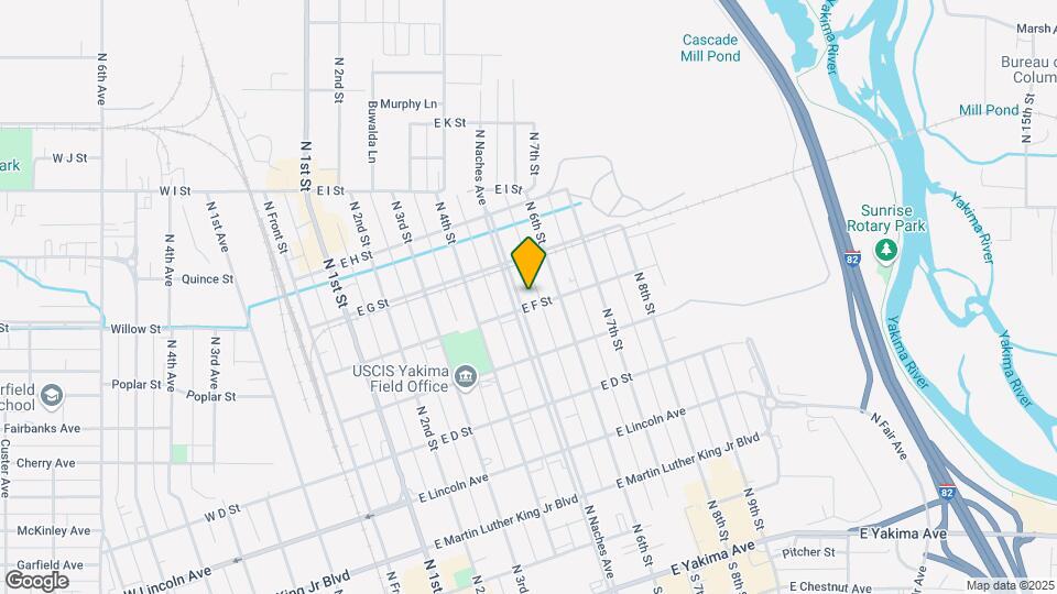 601 N Naches Ave Mapa y Detalles de la Ubicación