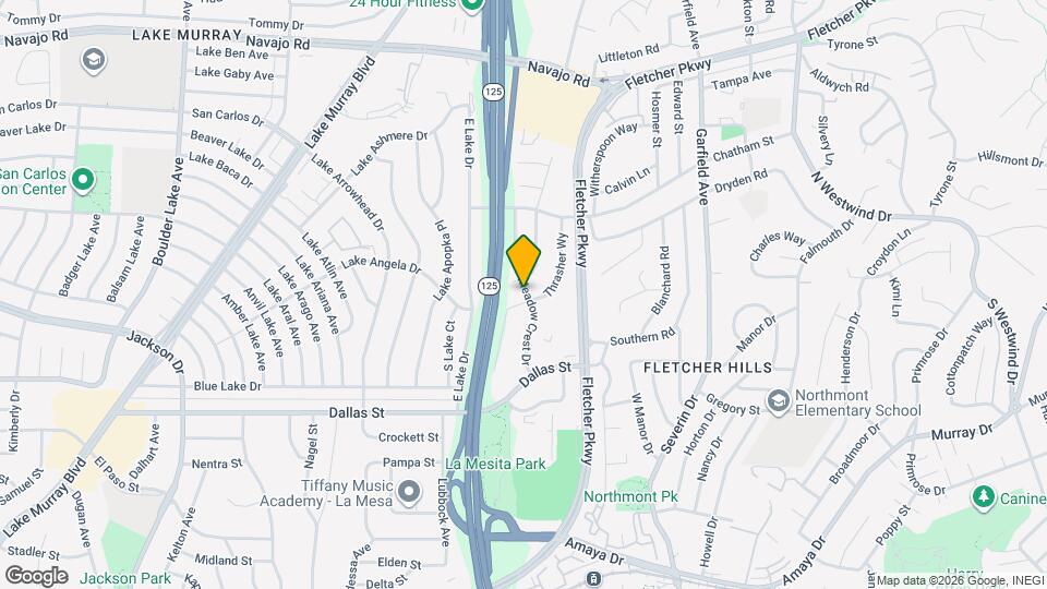 8970 Lake Angela Dr Mapa y Detalles de la Ubicación