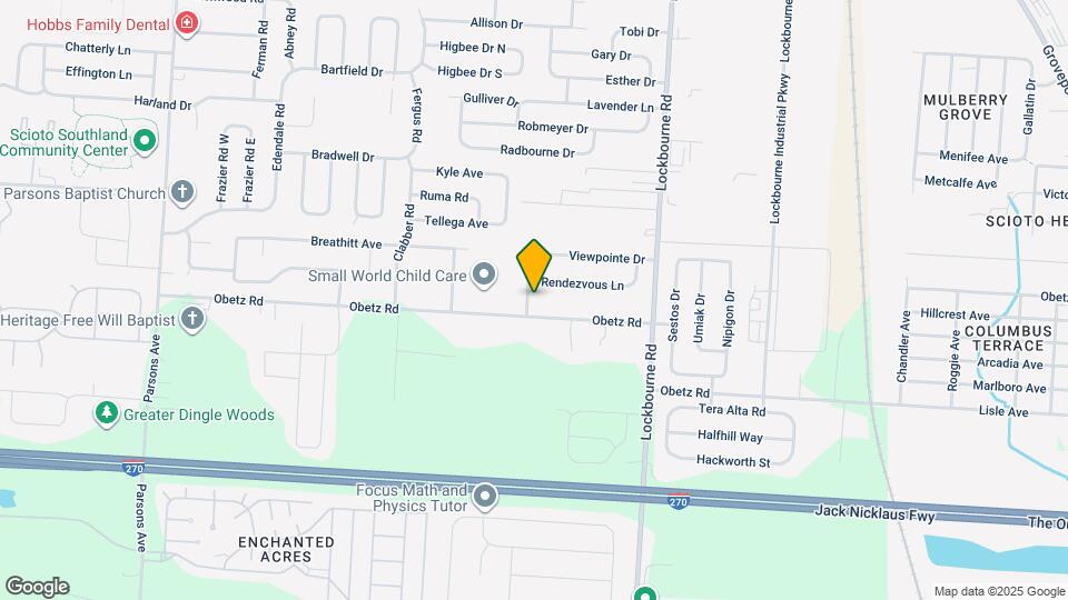 4216 Crosspointe Dr Map and Location Details