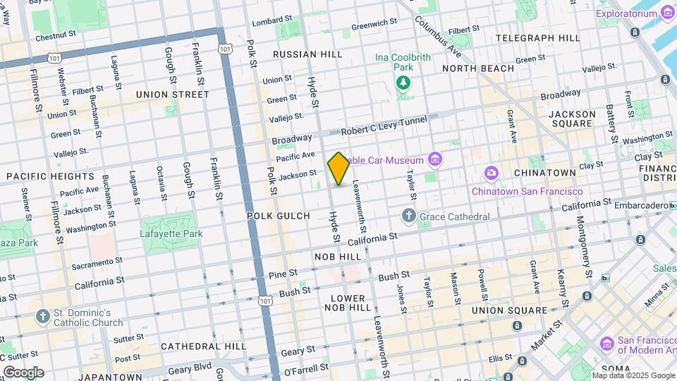1465 Washington St Map and Location Details