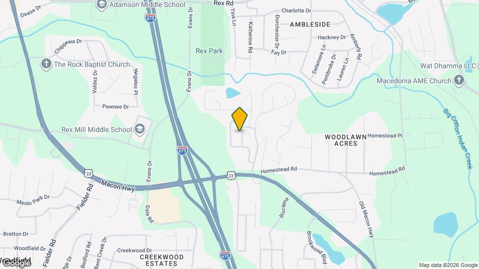 6208 Ellenwood Dr Map and Location Details