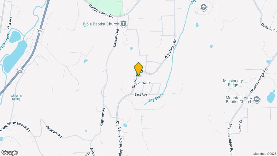 939 Dry Valley Rd Map and Location Details