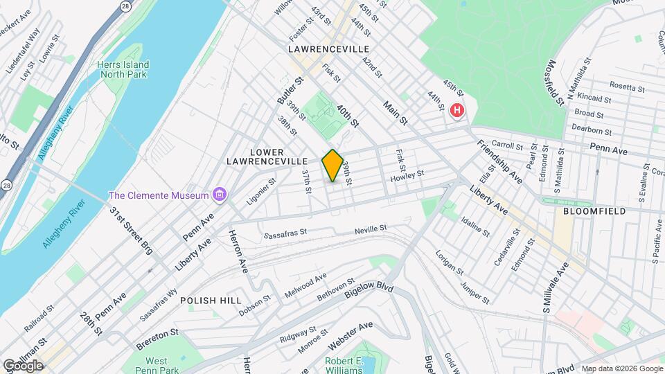 3812 Cabinet Wy Map and Location Details