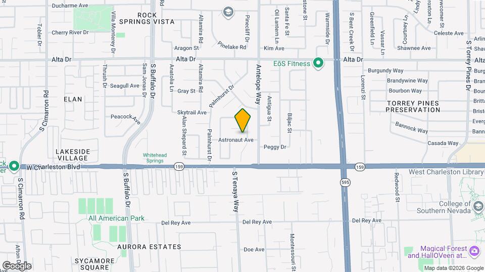 7016 Astronaut Ave Mapa y Detalles de la Ubicación