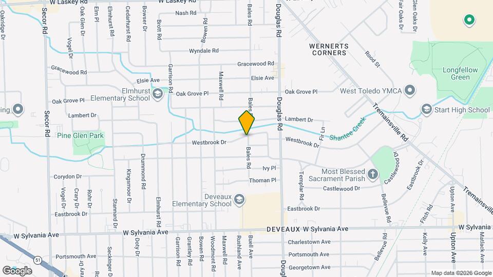 2601 Westbrook Dr Map and Location Details