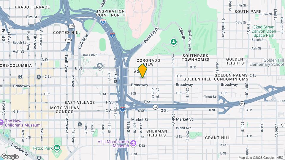 1041-1045 21st St Map and Location Details