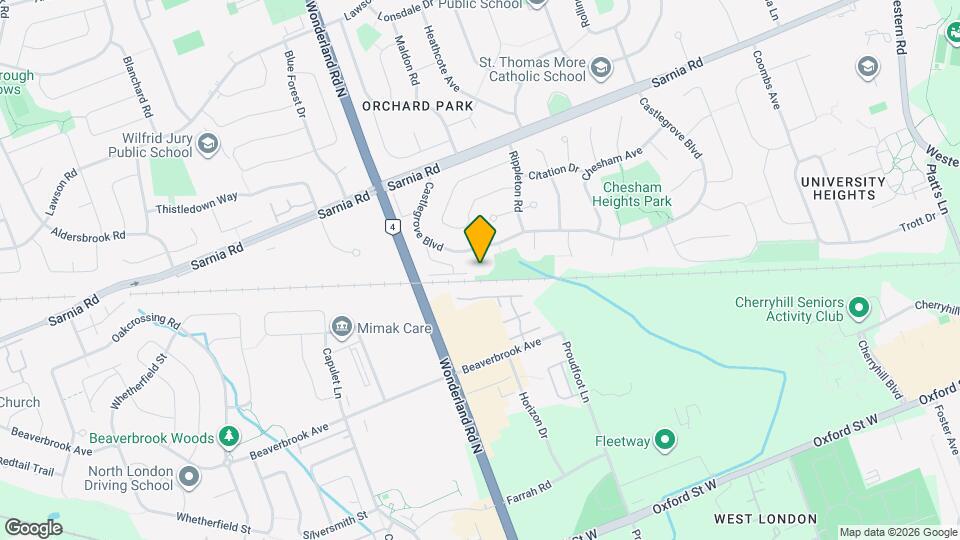 443 Castlegrove Ct Map and Location Details