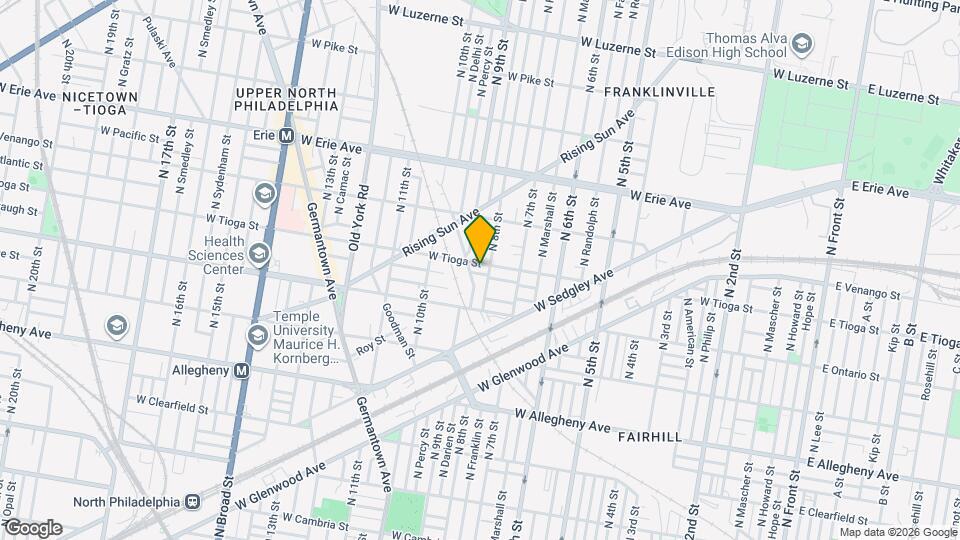 811 W Schiller St Map and Location Details