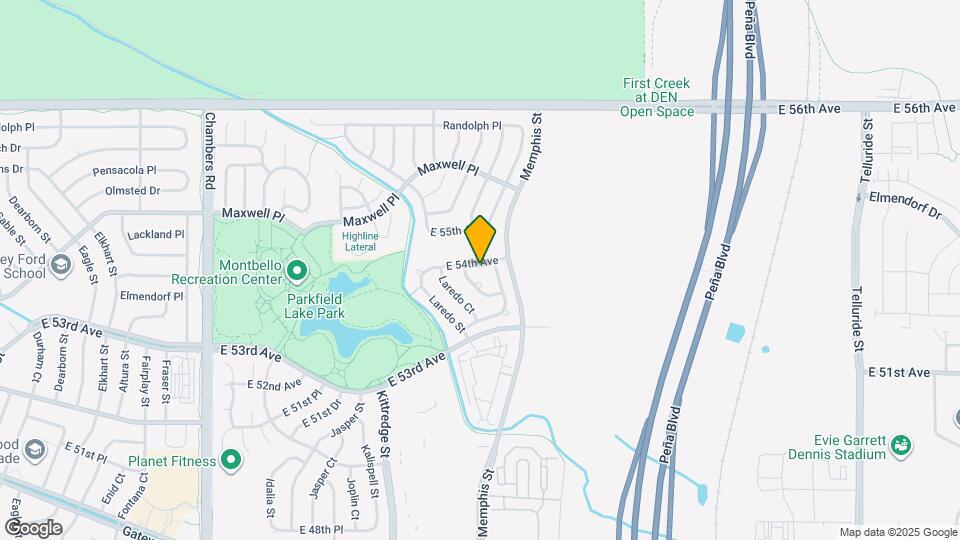 16224 E 54th Ave Mapa y Detalles de la Ubicación