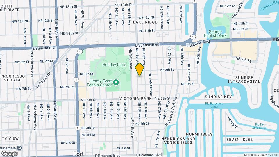 722 NE 15th Ave Map and Location Details