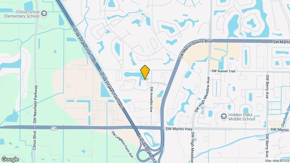 3641 SW Coquina Cove Way Map and Location Details