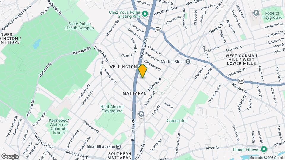 25 Fessenden St, Unit 25 Fessenden st Mattapan apt 2 Map and Location Details
