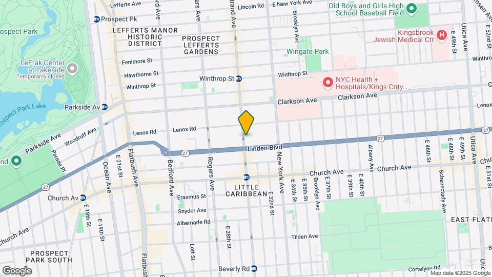1365 Nostrand Ave Map and Location Details