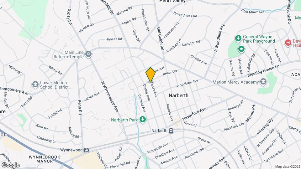 314 N Essex Ave Map and Location Details