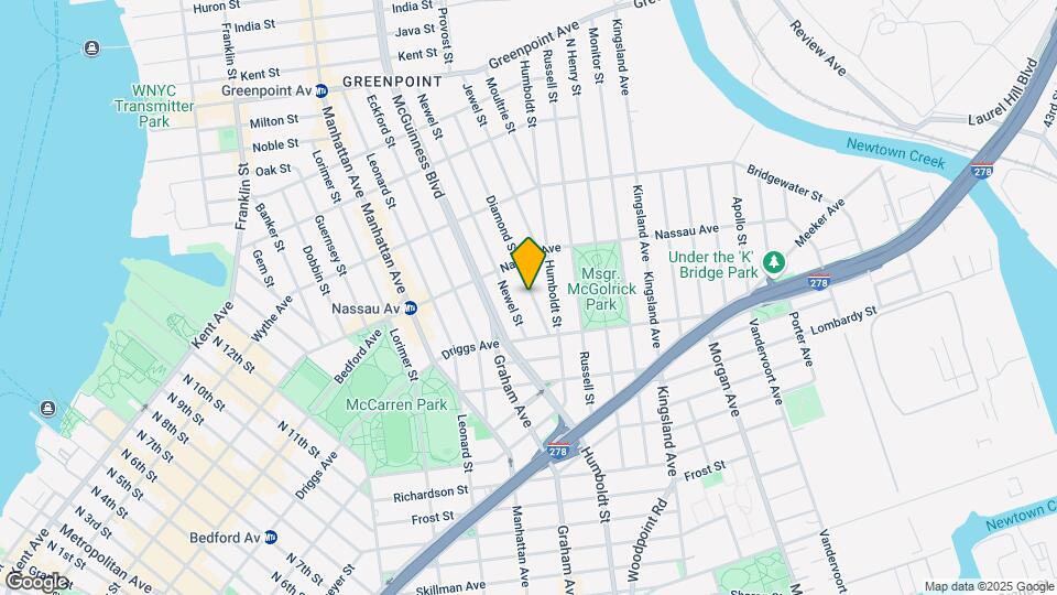 43 Diamond St Mapa y Detalles de la Ubicación