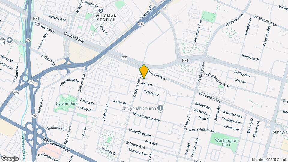1191 Ayala Dr Map and Location Details