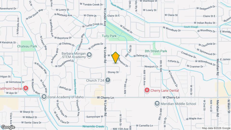 1442 W Sandalwood Dr Map and Location Details