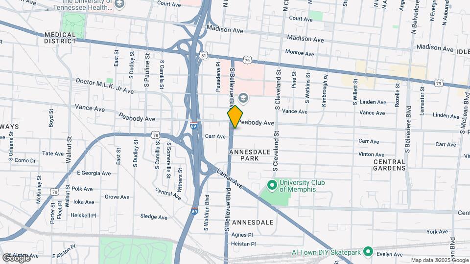 1234-1242 Carr Ave Map and Location Details