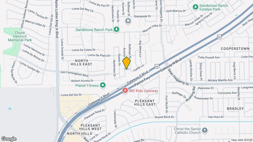 10910 Acoma St Map and Location Details