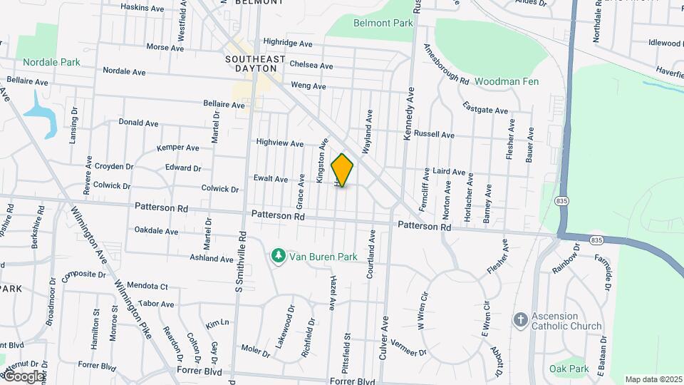 2912 Hazel Ave Map and Location Details