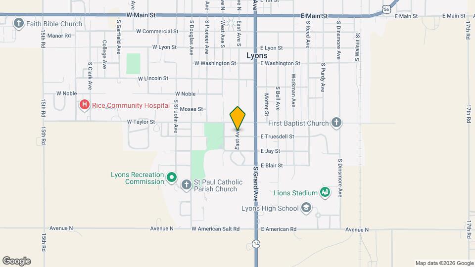 813 East Ave S Map and Location Details