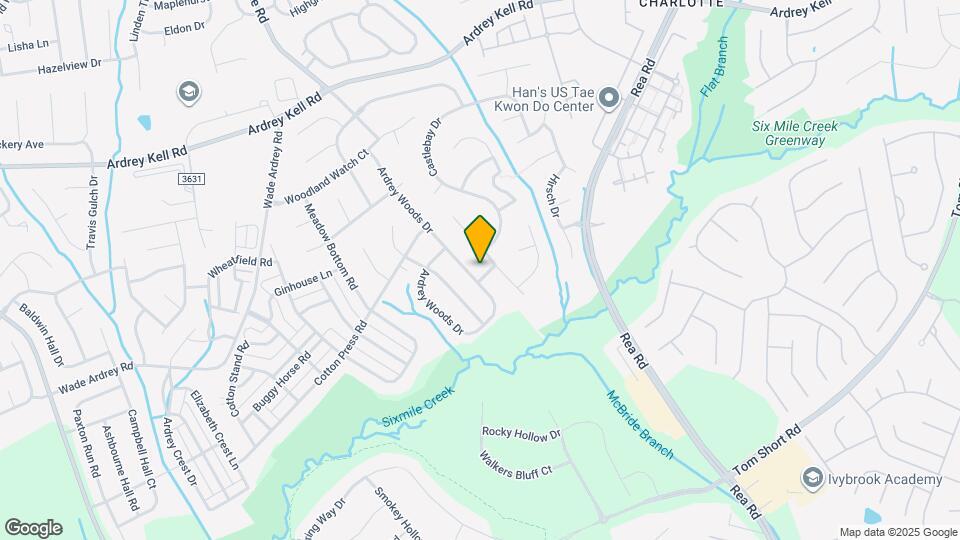 8611 Burnside Ln Map and Location Details