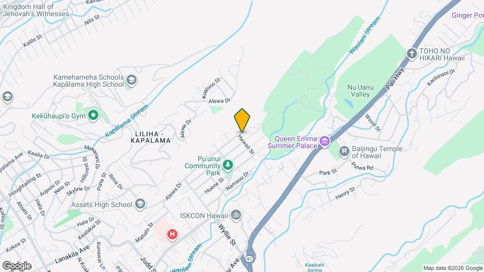 736 Hawaii St Map and Location Details