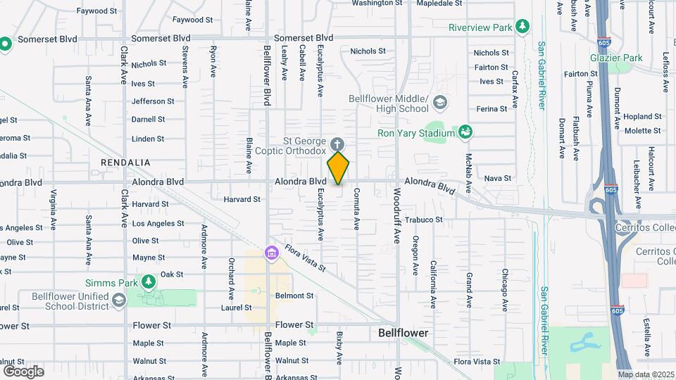 10030 Alondra Blvd Map and Location Details