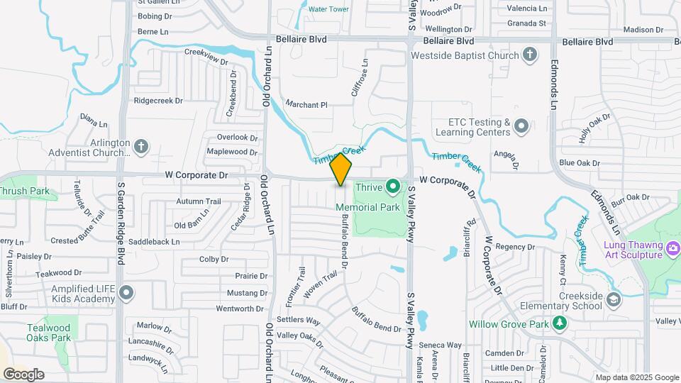 1906 Buffalo Bend Dr Map and Location Details