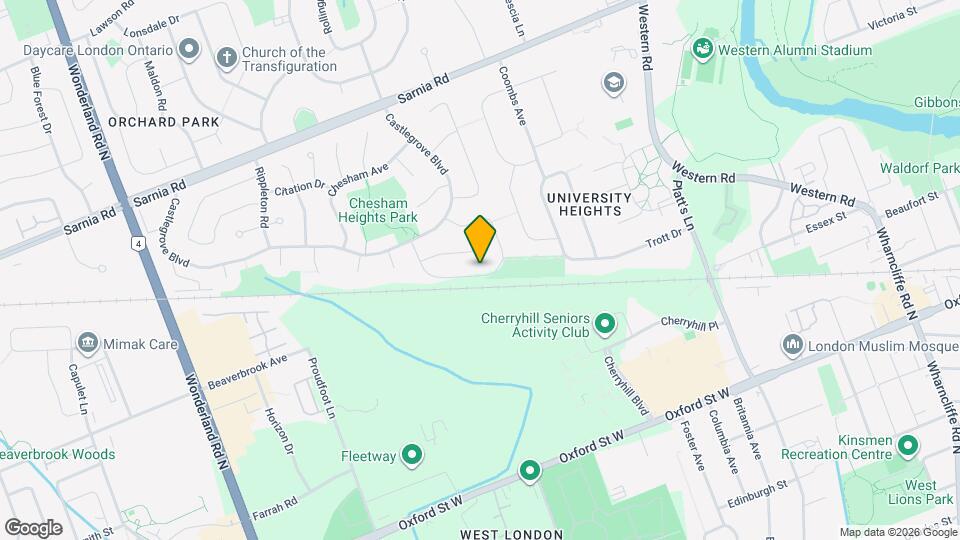 99 Walmer Gardens Map and Location Details