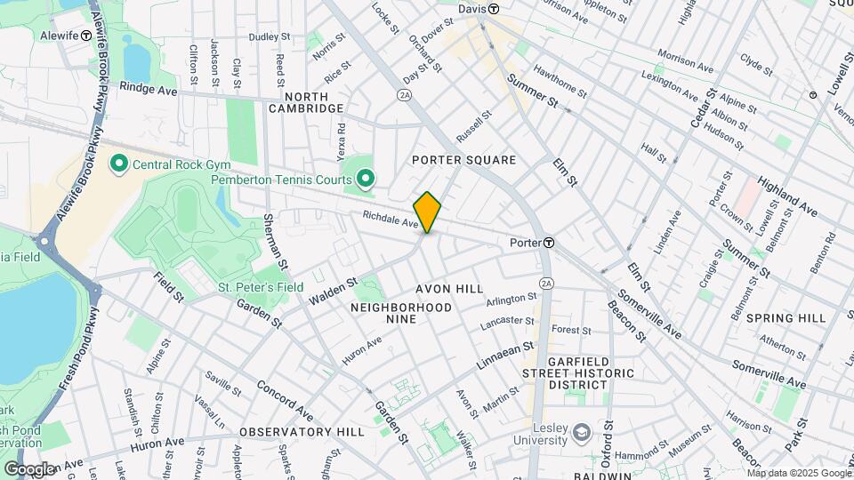 72 Walden St Map and Location Details