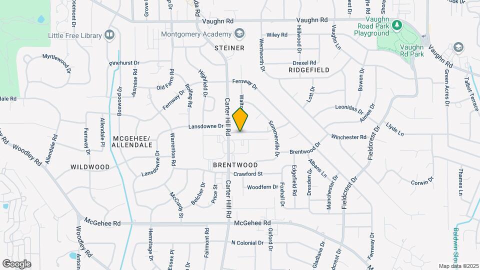 3012 Lansdowne Dr Map and Location Details