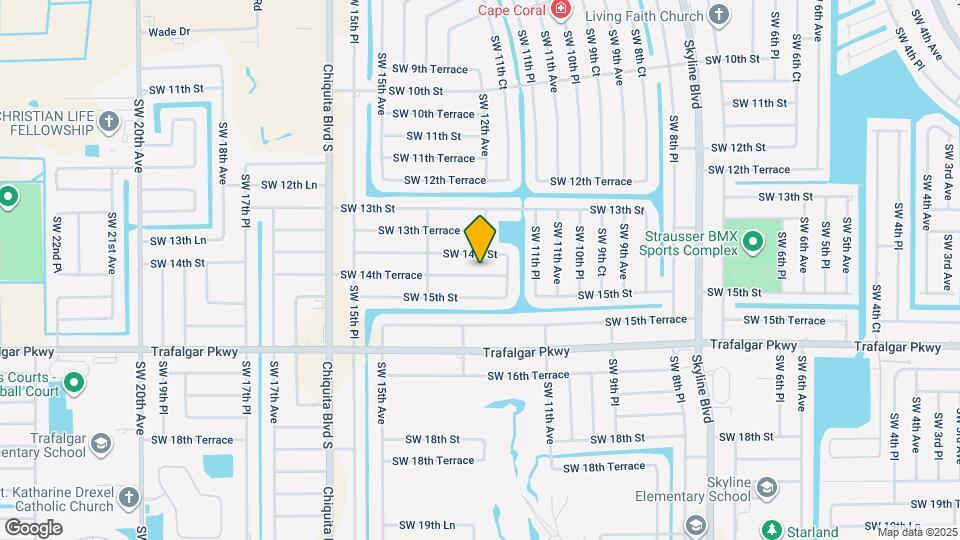 1205 SW 14th Terrace Map and Location Details