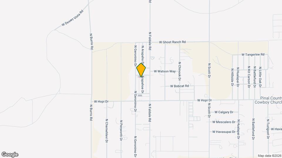 10716 N Arapaho Dr Mapa y Detalles de la Ubicación