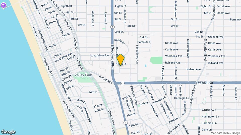1141 Shelley St Mapa y Detalles de la Ubicación