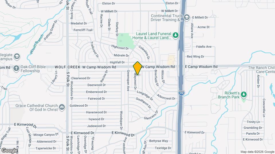7120 Waycrest Dr Mapa y Detalles de la Ubicación